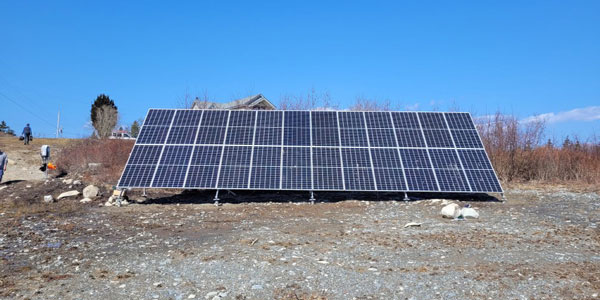 Ground Mount Solar- System in Little Harbour. NS