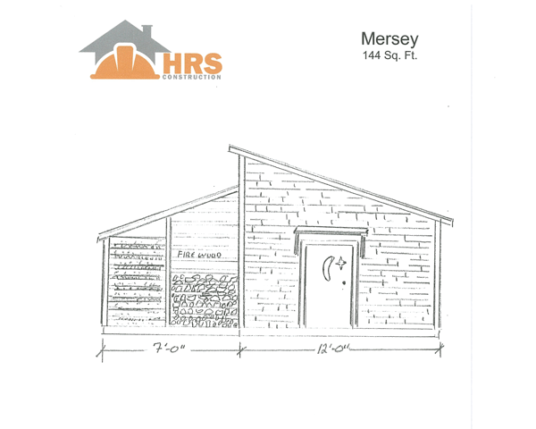 Mersey Shed - 144 sq ft  - Custom Shed by HRS