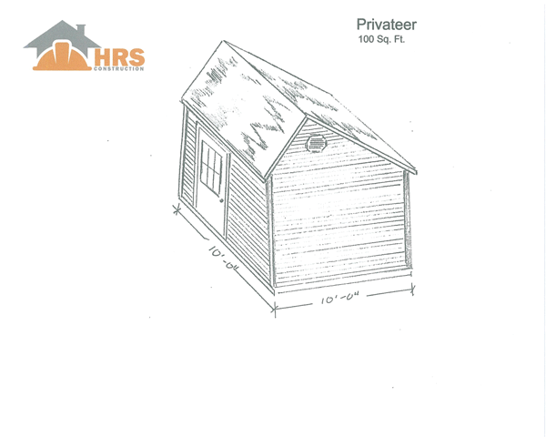 Privateer Shed - Custom Sheds by HRS Construction